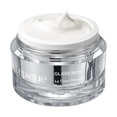 Lepique Retinol Night Cream jar – overnight care visually showcased