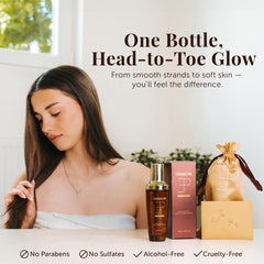 LEPURO gift-ready beauty pack image suggests a premium indulgent present