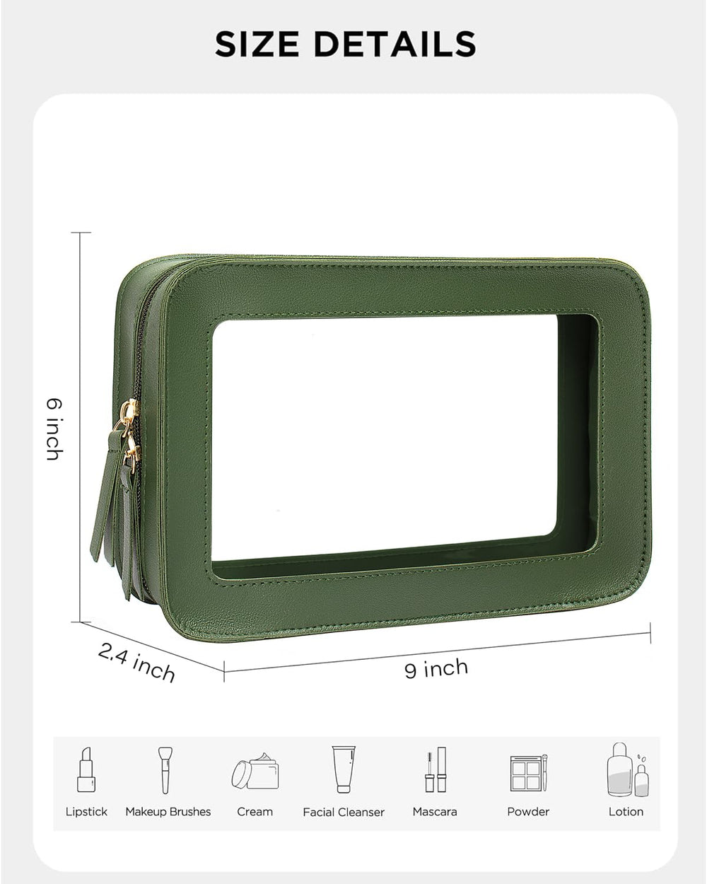 LETGO PU saffiano leather travel bag offers durable, stylish storage on the go.