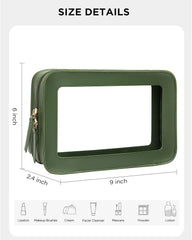 LETGO PU saffiano leather travel bag offers durable, stylish storage on the go.