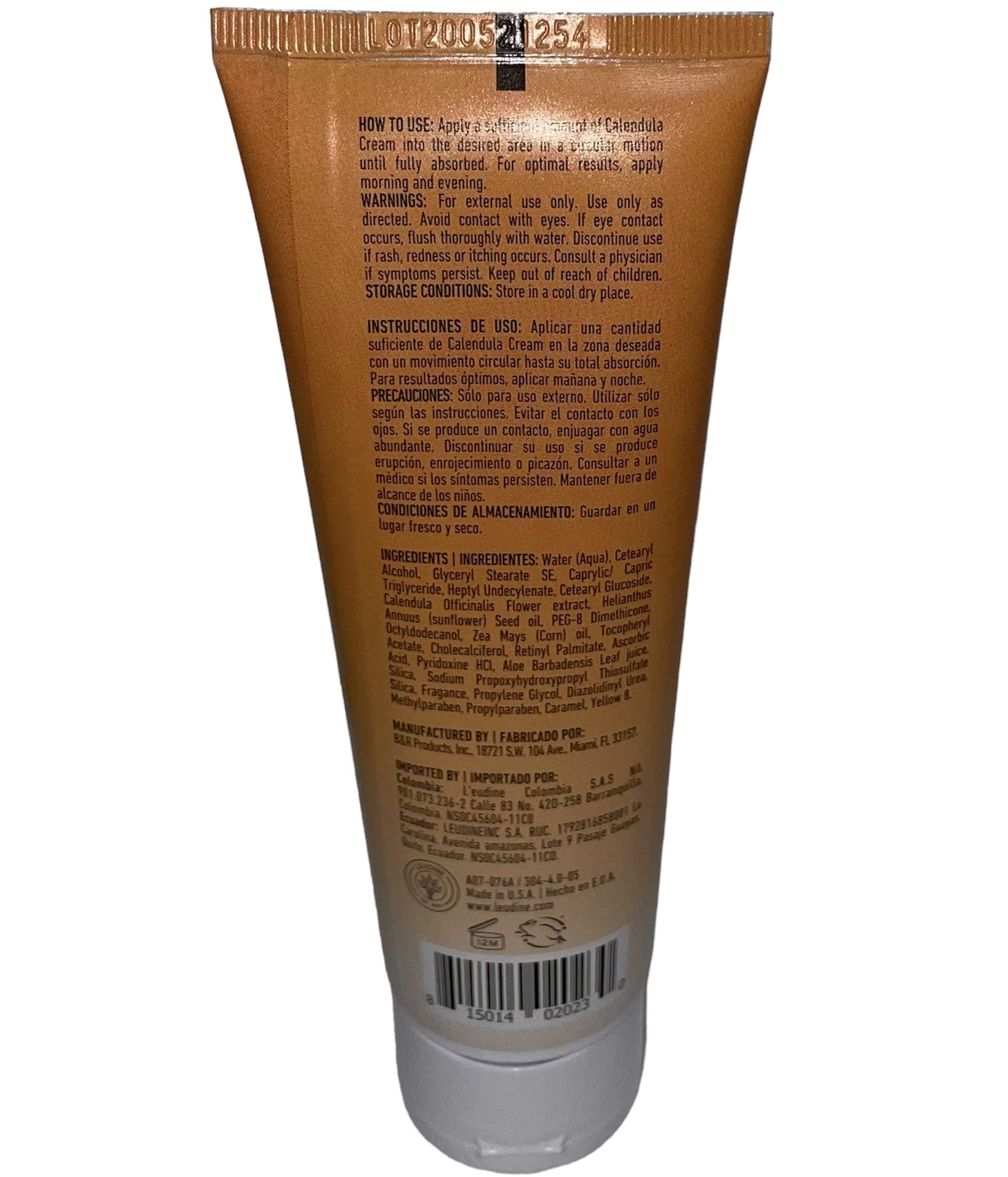 L’EUDINE Calendula Cream on skin provides hydration and barrier support