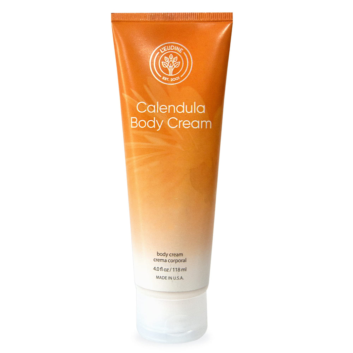 L’EUDINE Calendula Cream closeup shows rich texture for hydration