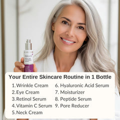 LeVaye Strateva RX hyaluronic acid texture highlights deep hydration.