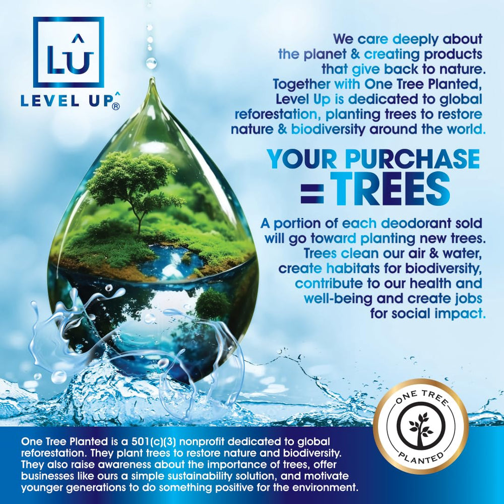 Level Up cruelty-free Leaping Bunny logo on packaging.