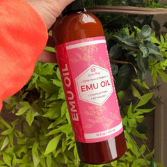 Leven Rose Emu Oil helps soften scars and calm skin.