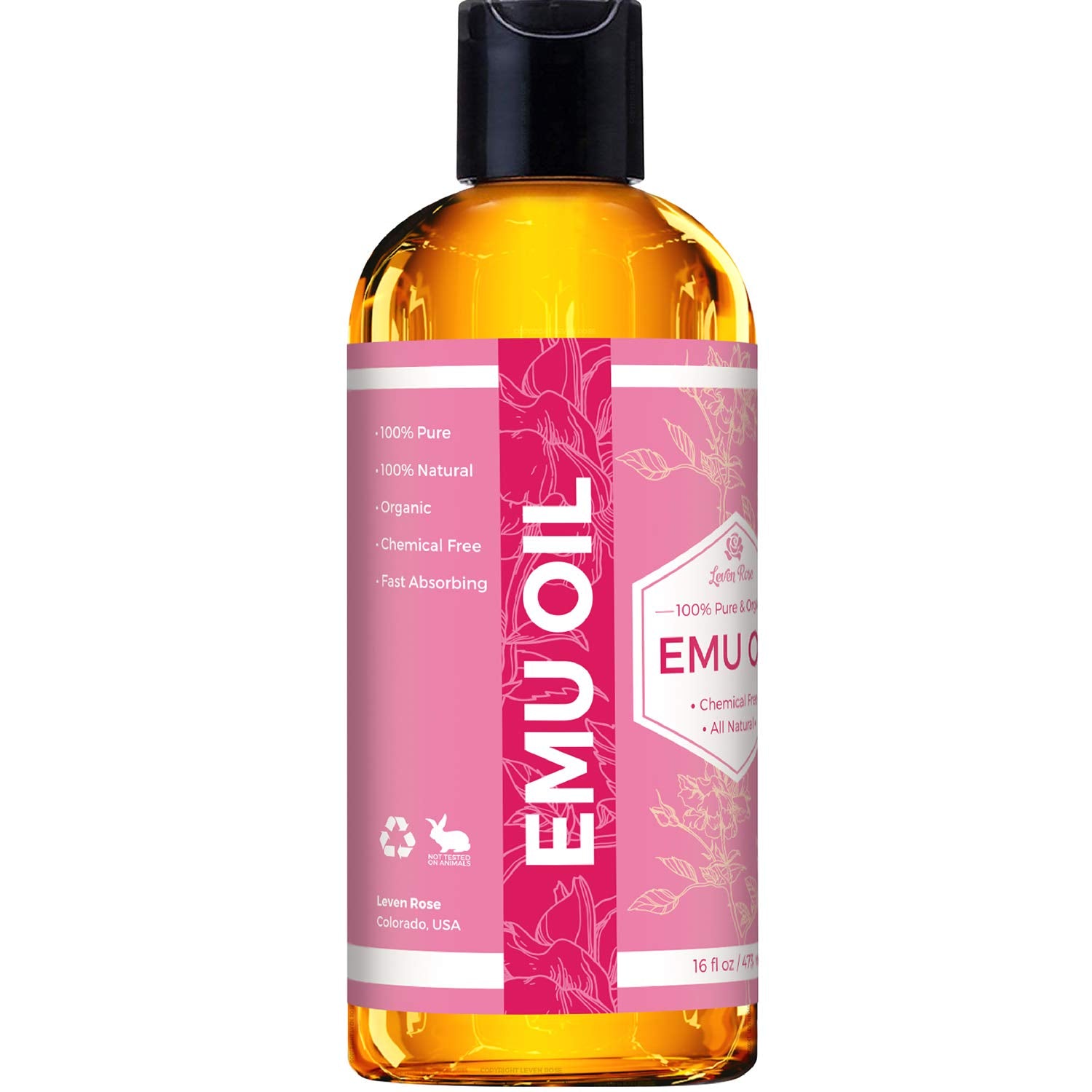 Leven Rose Emu Oil provides soothing relief for sunburned skin.