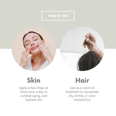 Leven Rose Prickly Pear Seed Oil in hands demonstrates easy application and light coverage.