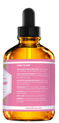 Leven Rose Rosehip Oil close-up showing luminous skin glow