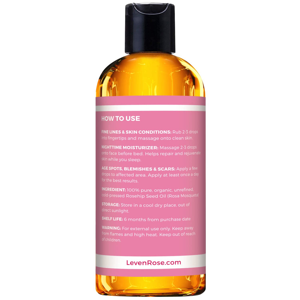 Evening drops nourish scalp and hair for a silky feel with Leven Rose
