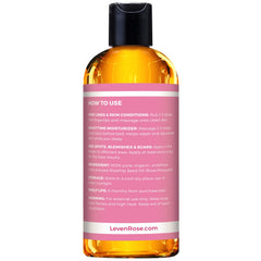 Evening drops nourish scalp and hair for a silky feel with Leven Rose