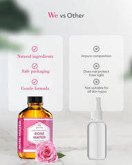 Leven Rose Rose Water Spray after sun for soothing refreshment