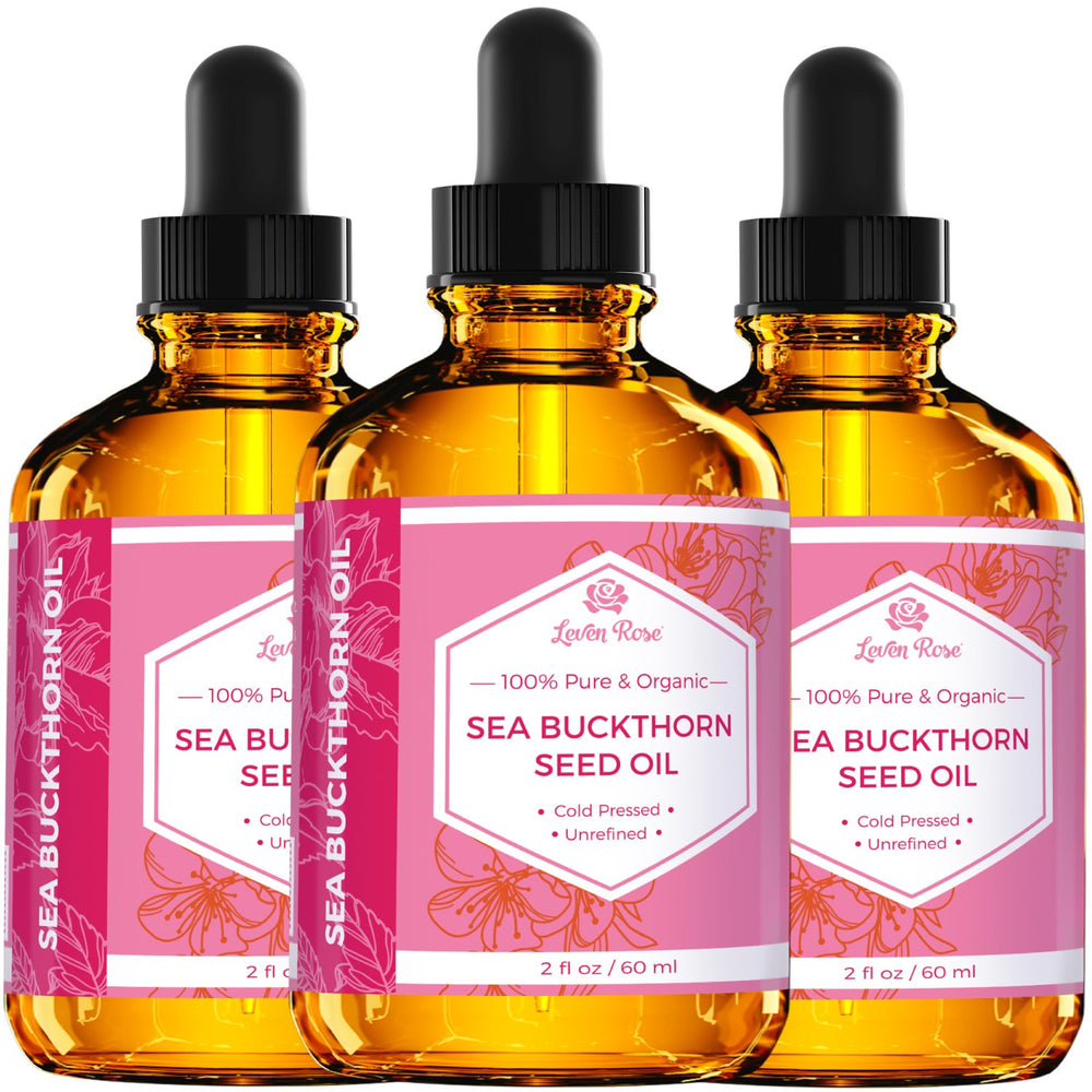 Leven Rose Sea Buckthorn oil stored in a cool place preserves freshness