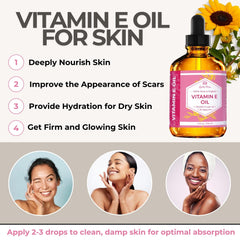 Leven Rose Vitamin E Oil pipette dispense, easy daily nourishment for face