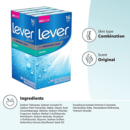 Lever 2000 Original bar soap ideal for face and body cleansing