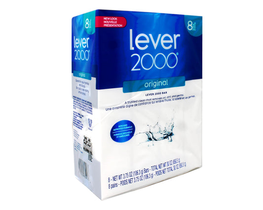 Lever 2000 Original bar soap lather forms rich foam for cleansing.