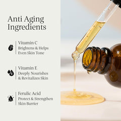LEVOIRE SKIN serum dropper in use emphasizes easy daily application and hydration.