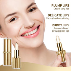 Levora lipstick leaves lips moisturized with a shiny glow.