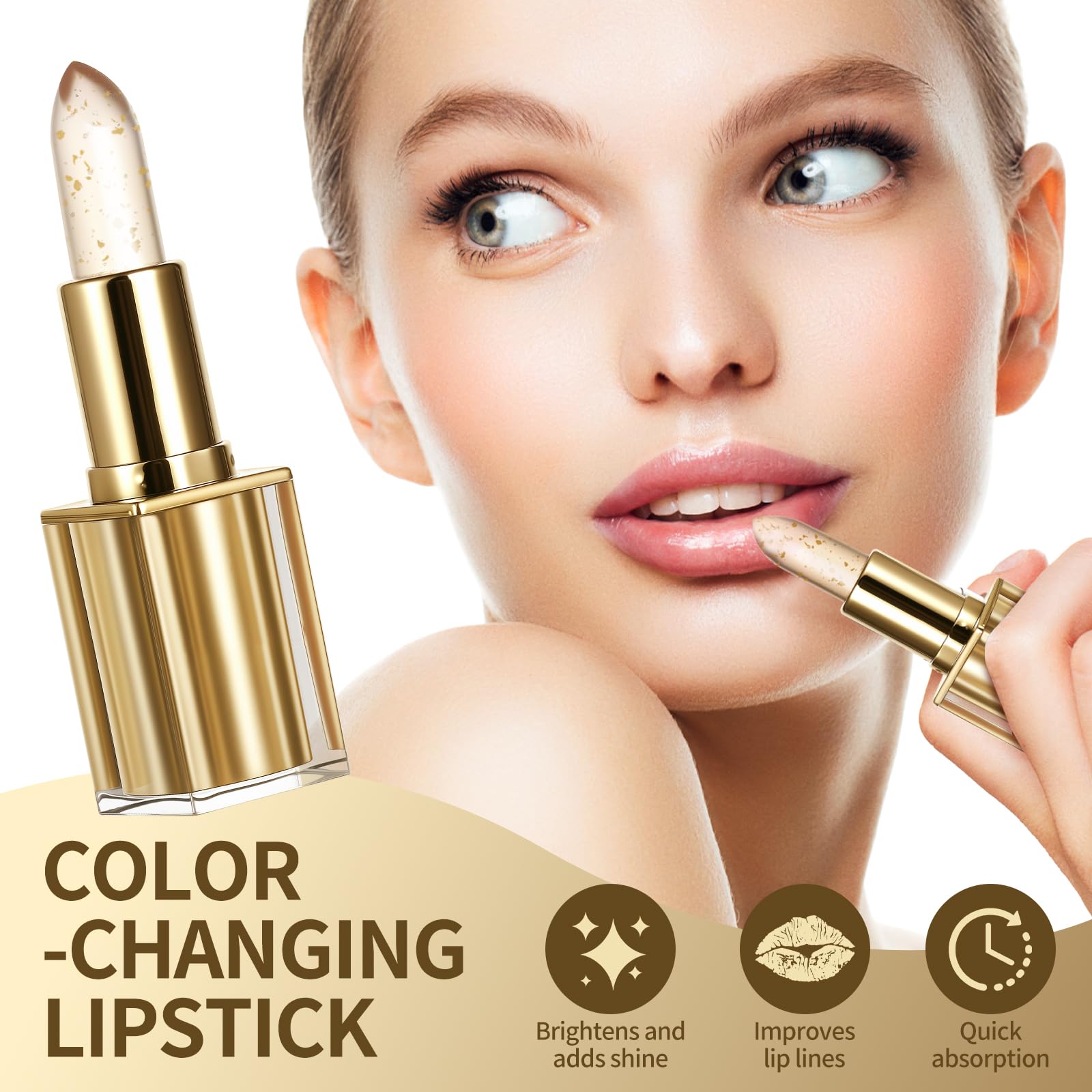 Levora lipstick tube packaging highlights portable design for daily use.