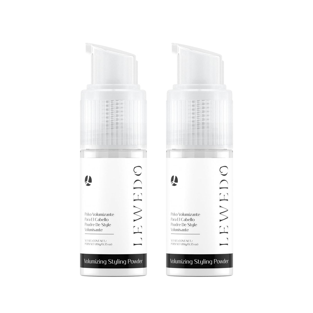 lew edo volumizing powder 10g spray bottle adds natural volume for textured styles.