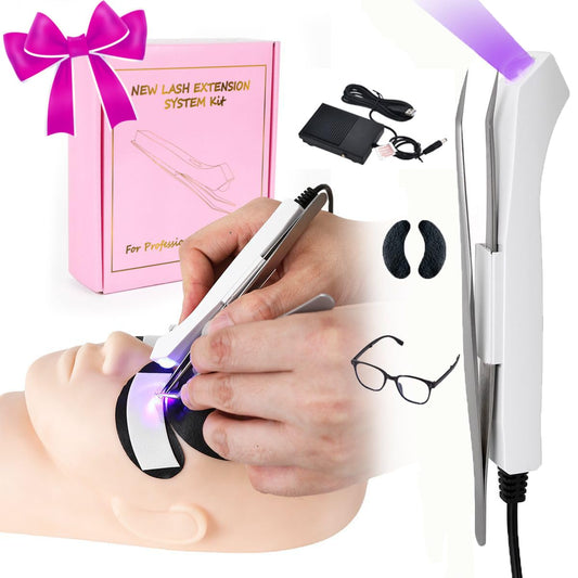 Lezekar foot-pedal UV lash lamp for hands-free curing
