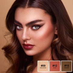 Lezero contour-stick blush highlighter swatches reveal blendable, natural-looking tones.