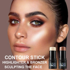 Lezero contour stick highlights the nose bridge for refined, defined profile.