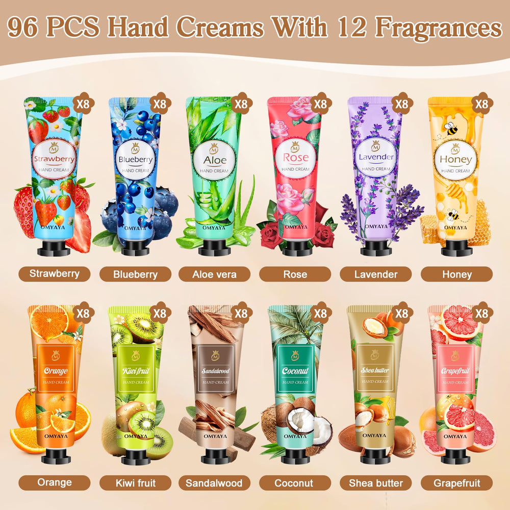 LFENYIGI 12-fragrance variety hand cream perfect for gifting and stocking stuffers