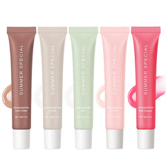 LFuTPm vanilla nude lip balm for subtle color and hydration.
