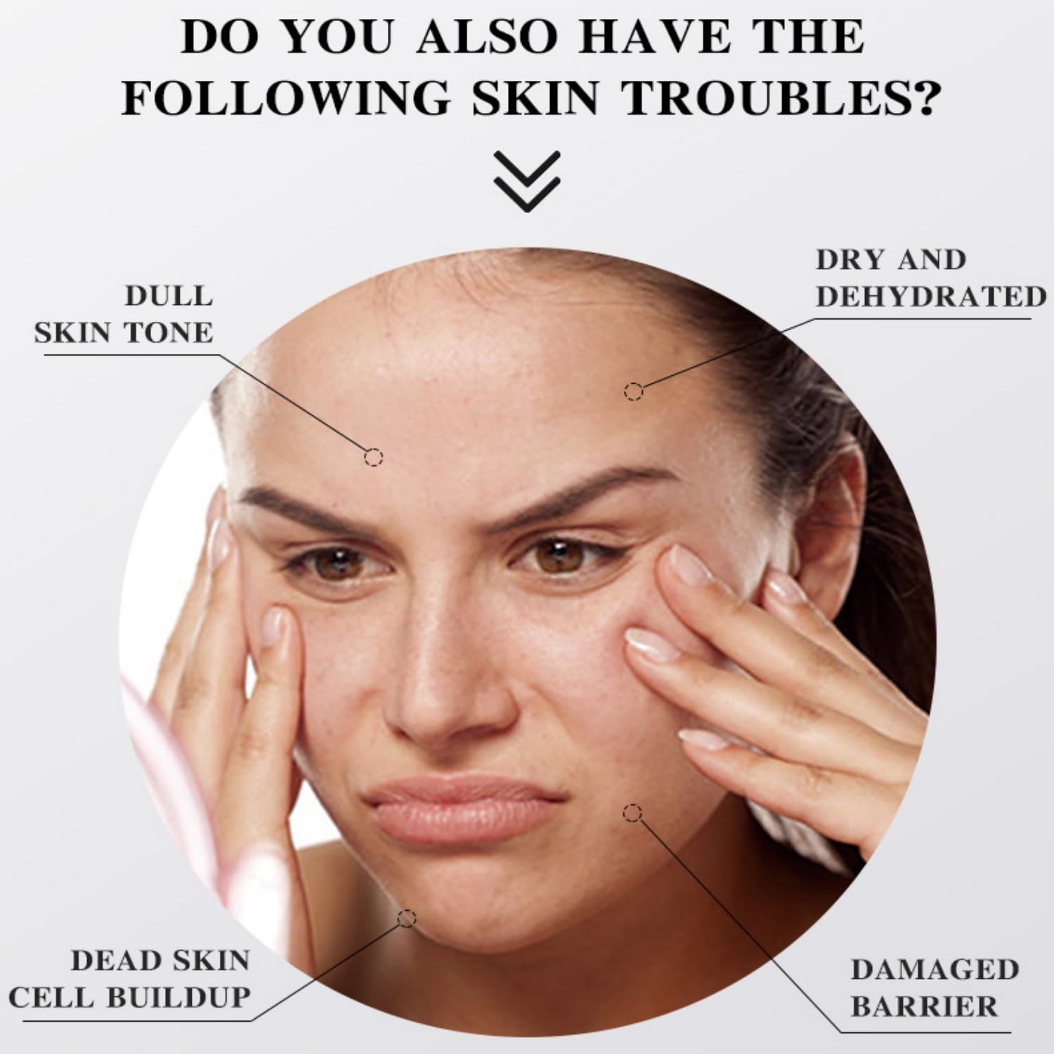 LGSZGDCN serum ingredient panel highlights niacinamide and peptides
