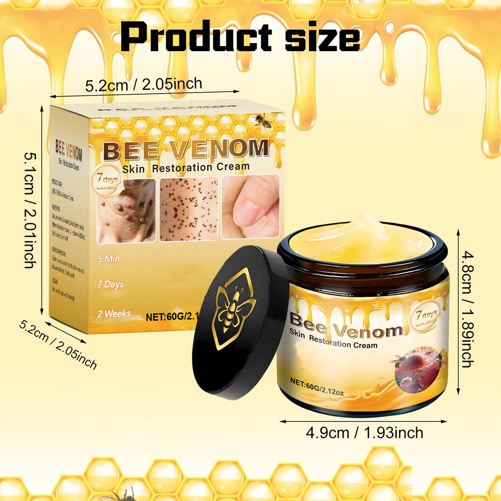 LHBMET Bee Venom Cream finish gives a dewy glow.