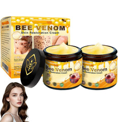 LHBMET Bee Venom Cream jar close-up for firming and hydration.