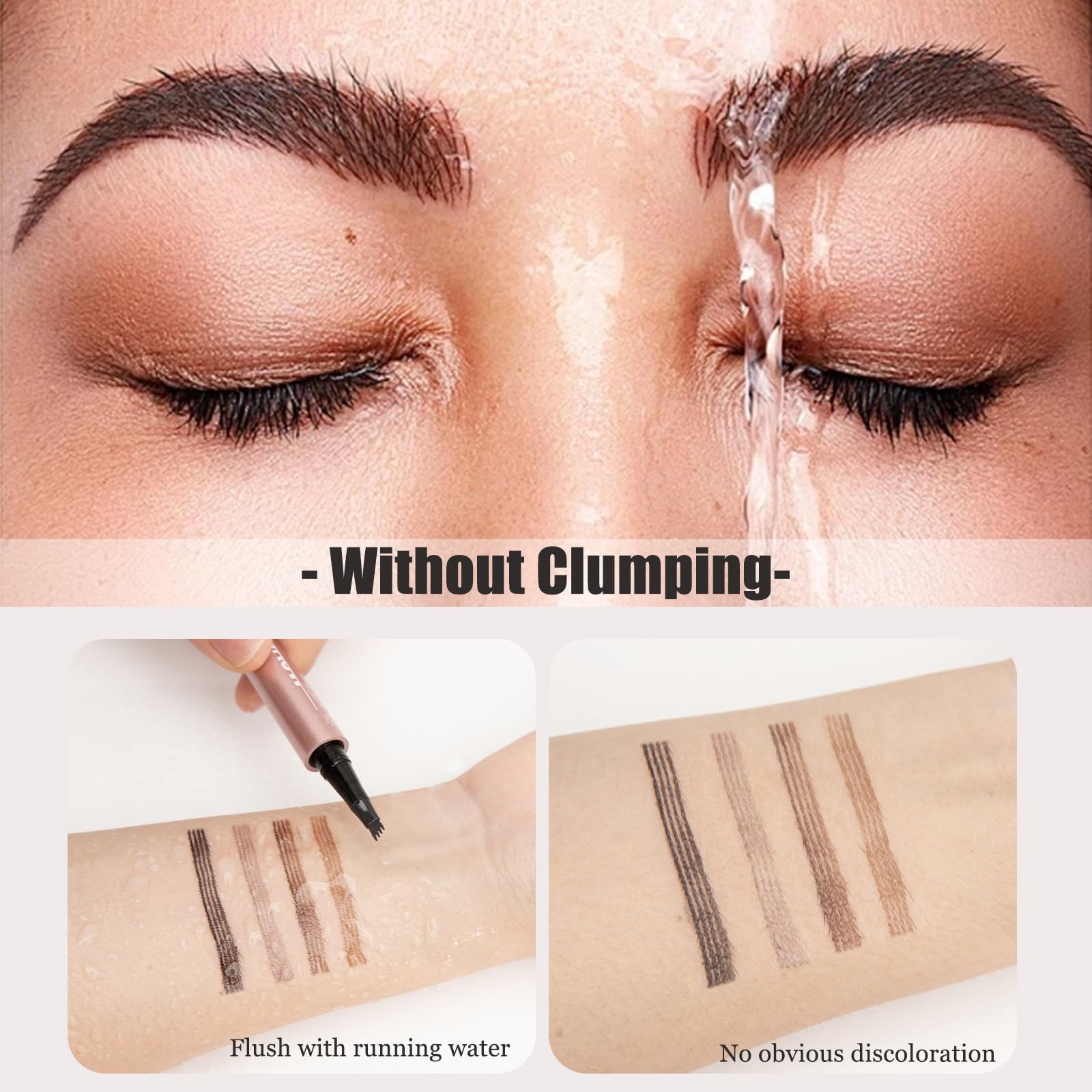 Liayozl Brow pen shades closeup shows color options.