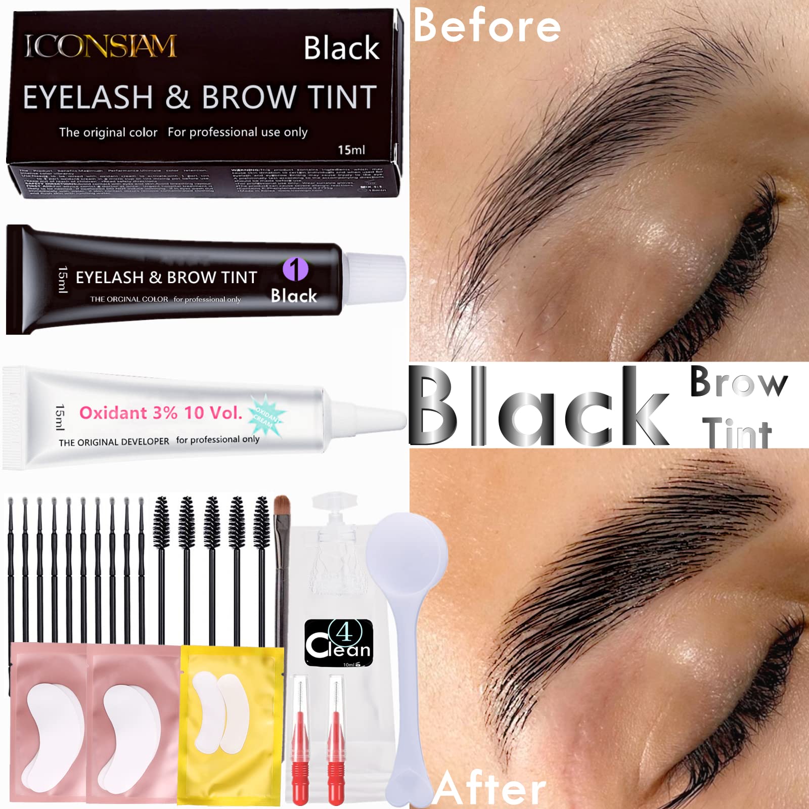 Libeauty At-home lash tint application setup