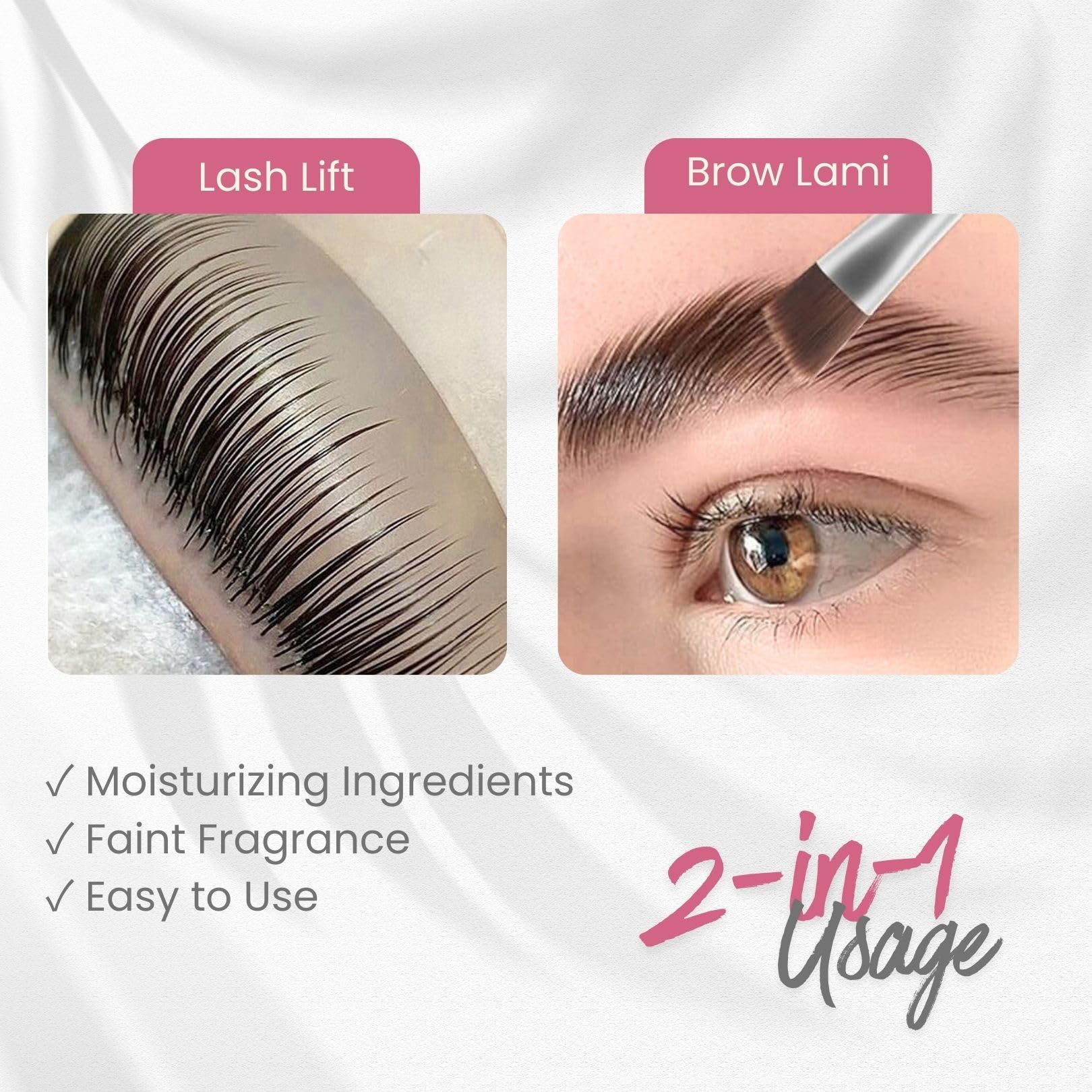 Libeauty balm enriched with glycerin and vitamin E for hydrated lashes