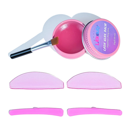 Libeauty lash glue balm peach scent 10g for strong adhesion and easy removal