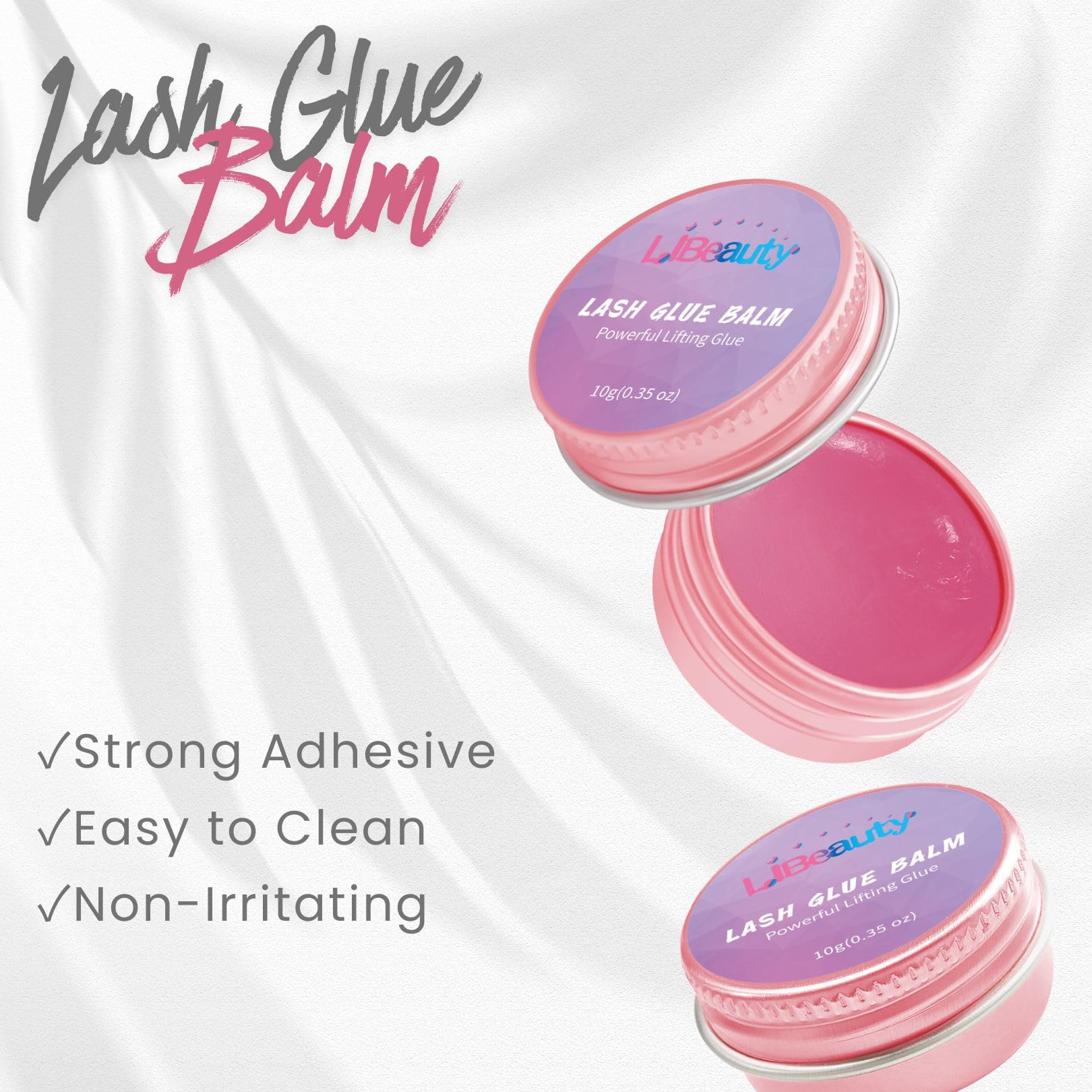Libeauty glue balm wax texture highlights non slip grip for brow lamination