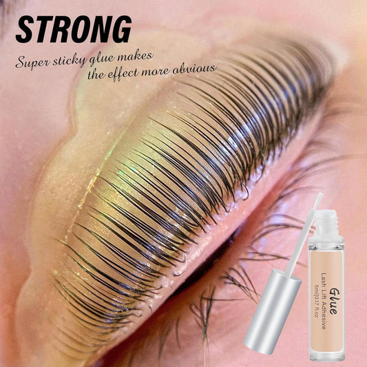 Libeauty Lash Lift Glue bottle demonstrates strong-hold for secure lift.