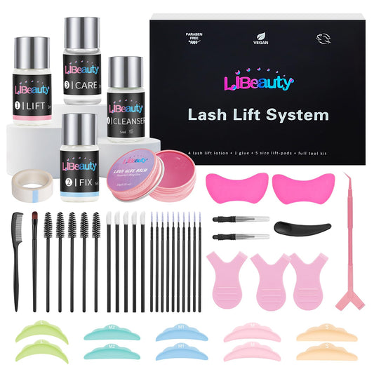 Libeauty lash lift kit glue balm for strong adhesion and easy styling.