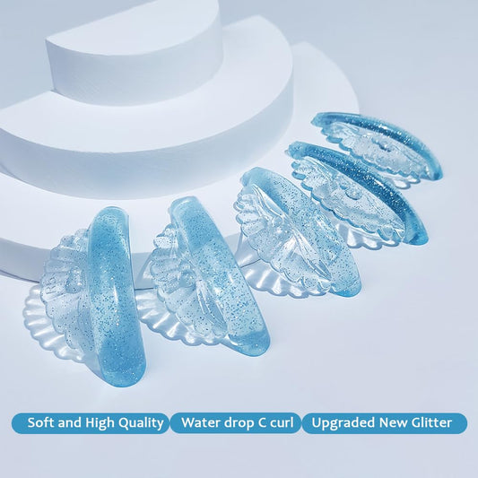 Libeauty ocean wave design lash lift pad adds stylish visuals for clients.