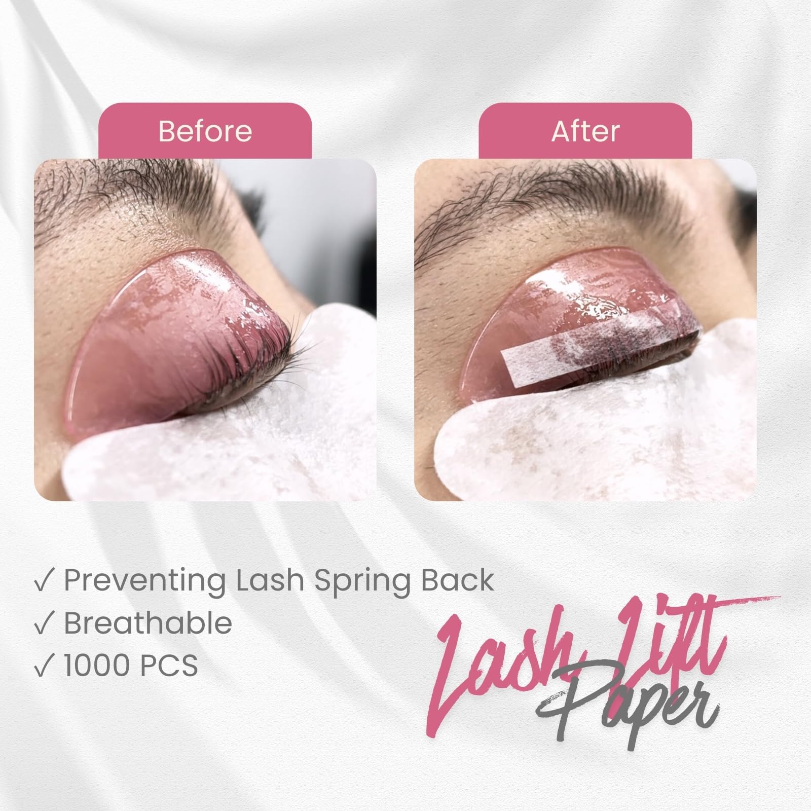Libeauty 3mm lash lift papers for short lashes coverage