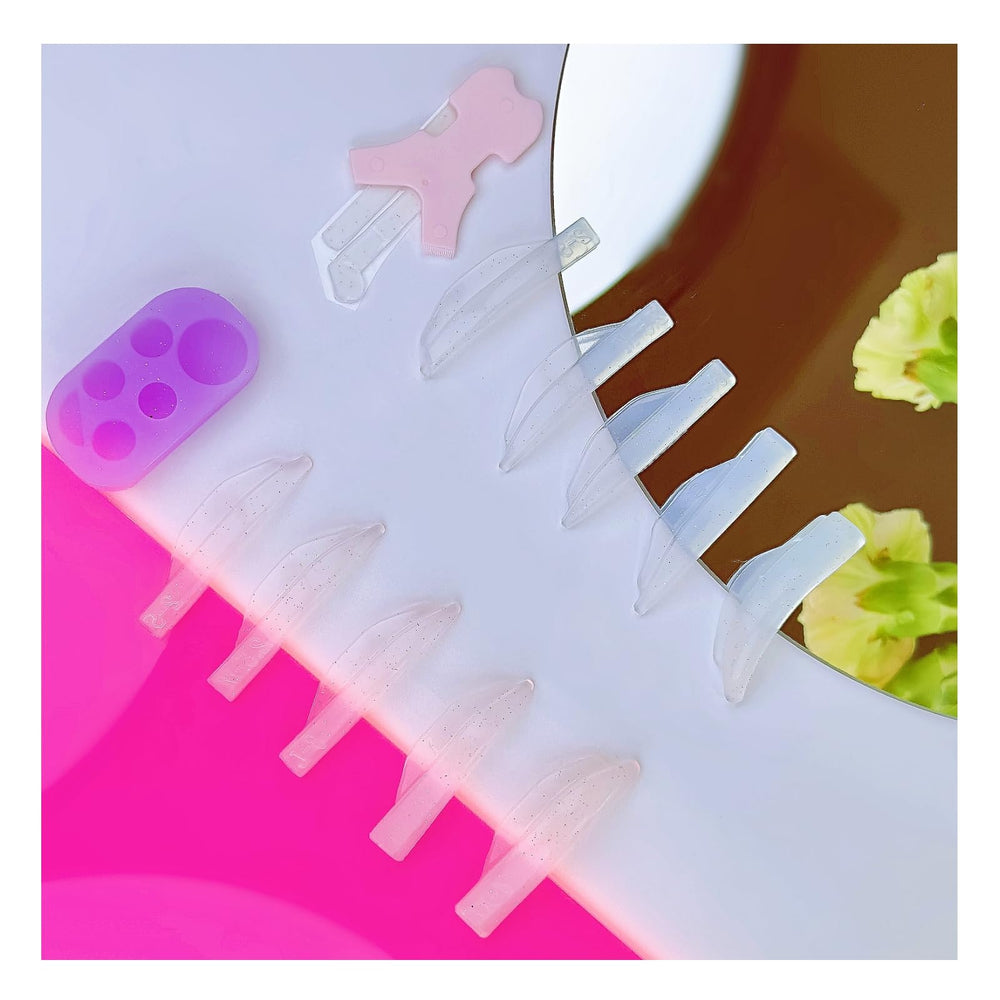 Liber Beauty lash lift rods kit pallet for precise curl control and even lift.