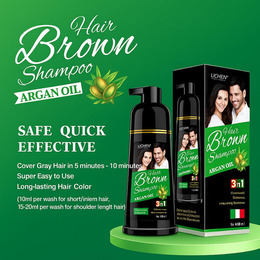 Lichen Professional bottle demonstrates the 3-in-1 formula for dye, shampoo, and conditioner.