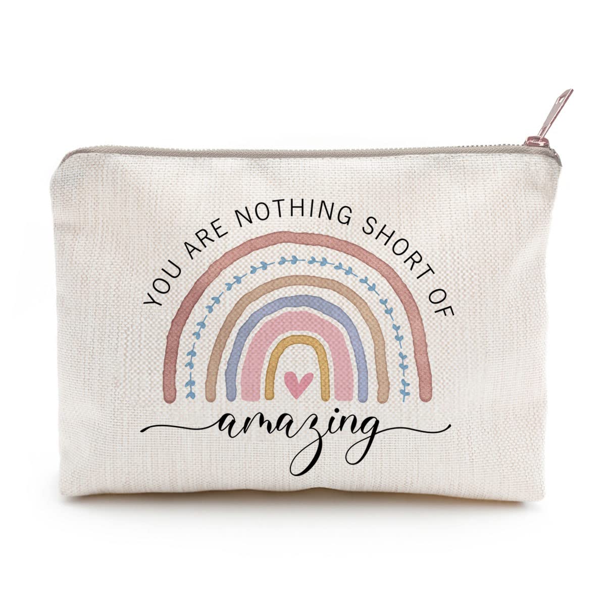 LICOBG rainbow makeup case for stylish cosmetic storage on the go