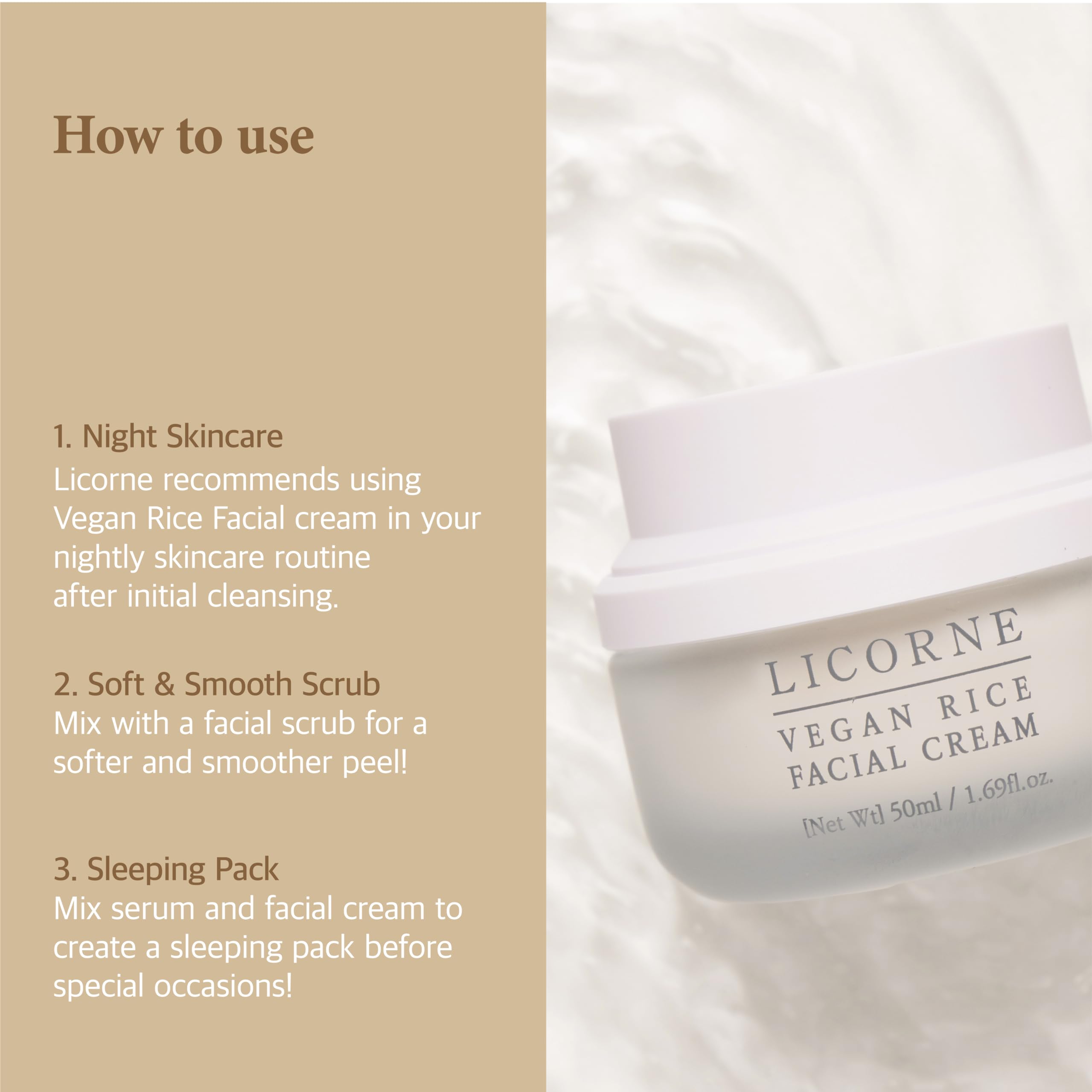 LICORNE daily skincare routine setup suggests year-round balanced hydration