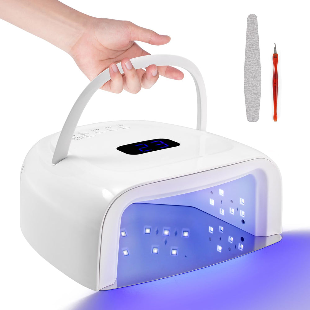 Liddy Art UV LED Nail Lamp 60W front view for quick home gel curing.
