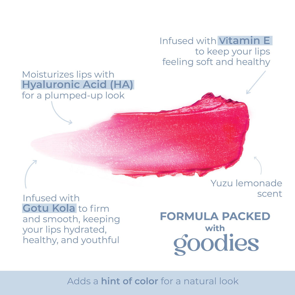 Lido Lips hyaluronic-acid-moisture boosts plumpness and smoothness on lips.