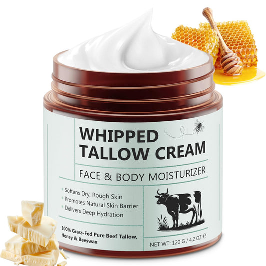 Liefiet Beef Tallow Skin Cream Jar nourishes with daily moisture.