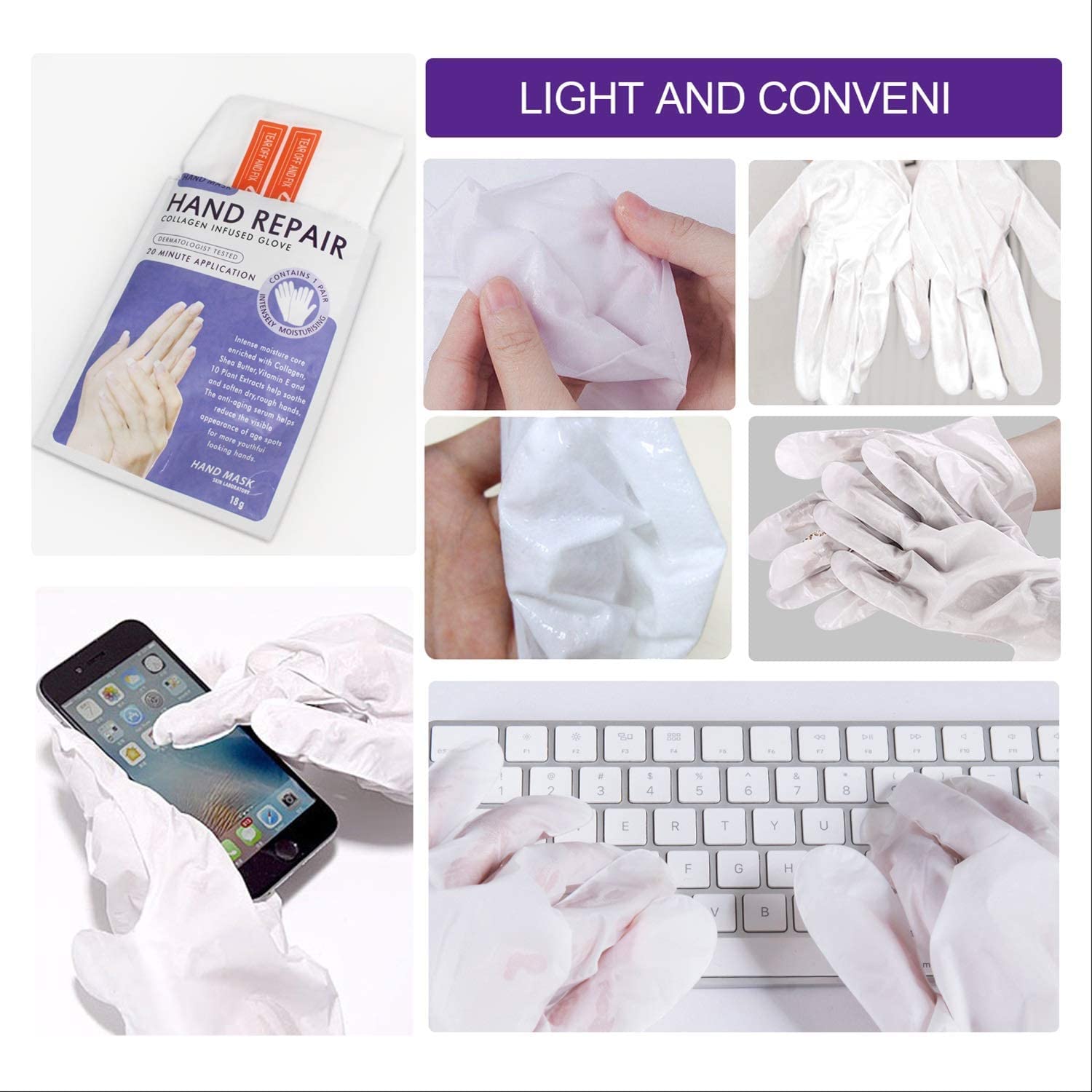 Liefiet dry hands repair effect hinting at smoother texture