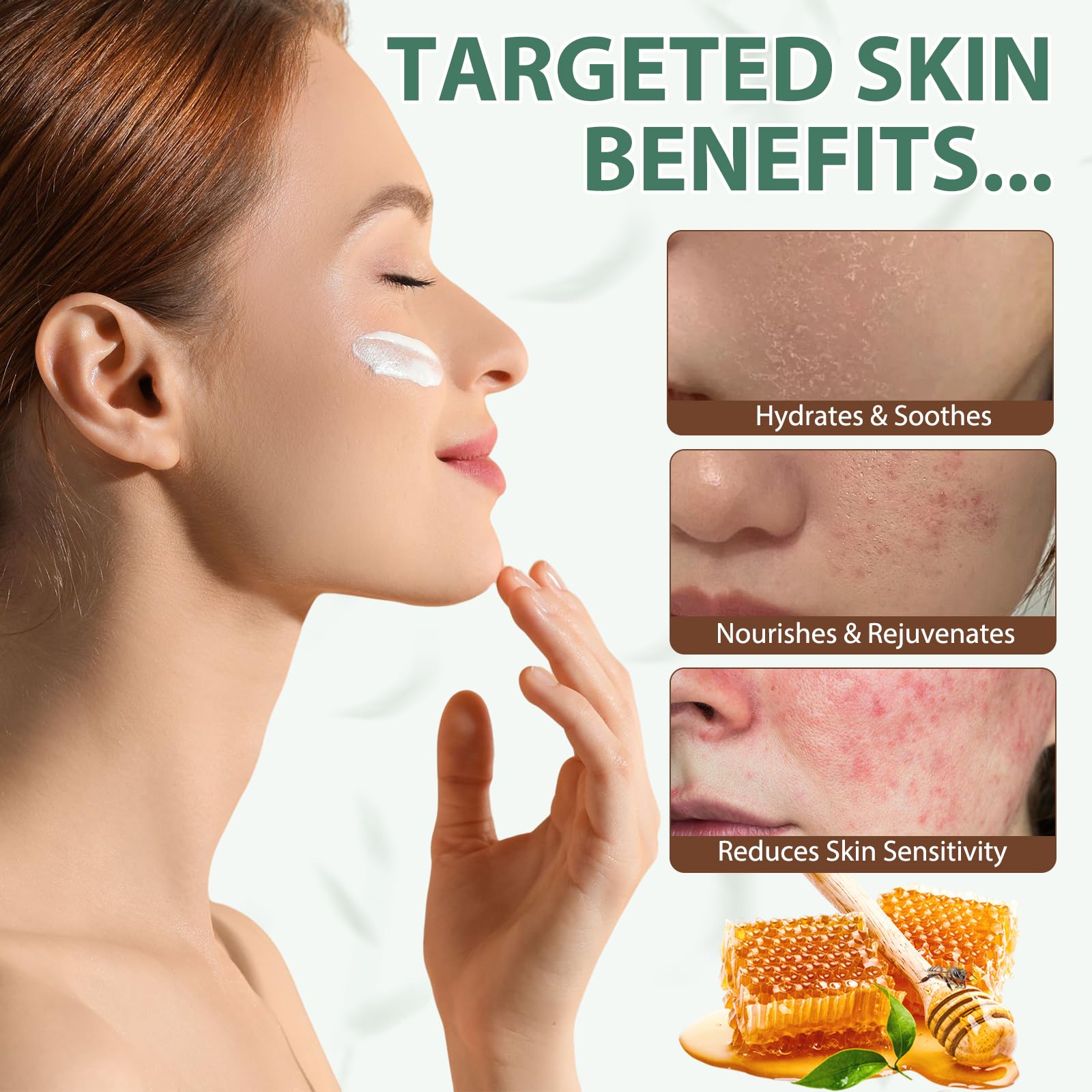 Liefiet Face Body Moisturizer Application demonstrates easy, non-greasy use.