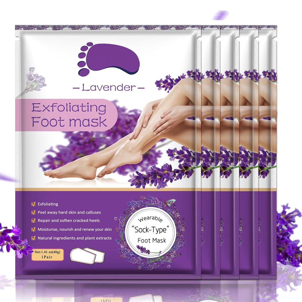 Liefiet Lavender Foot Peeling Mask pack for smoother feet